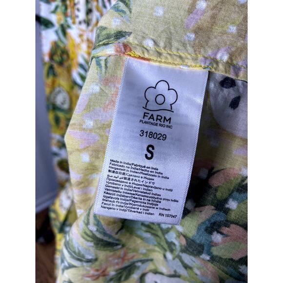 Farm Rio Biriba Print Cotton Maxi Skirt size S small - Picture 6 of 8